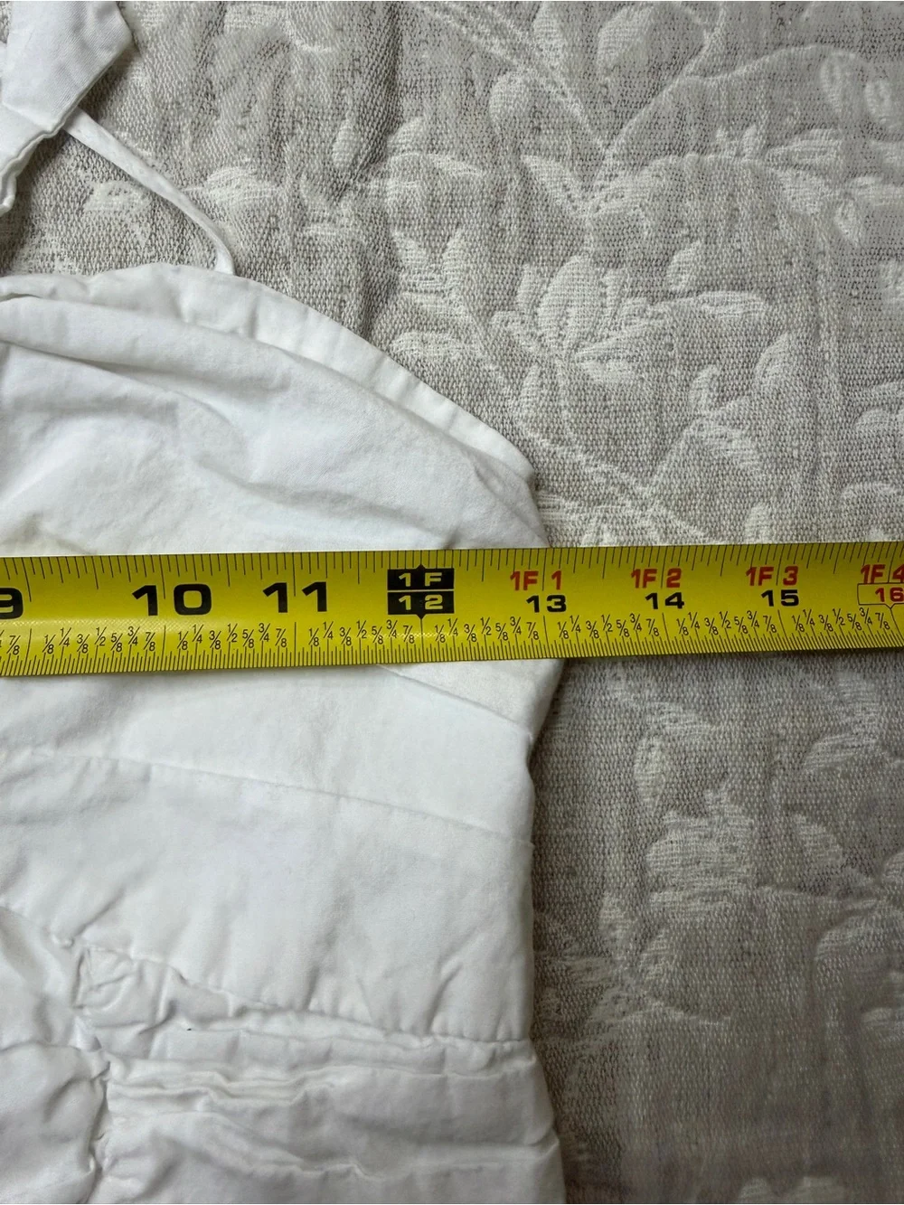 Free People Women's White Ruched Tie-Strap Crop Top Adjustable Straps Size Small